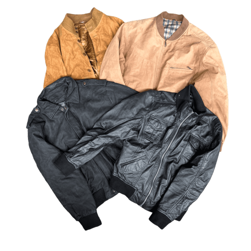 LEATHER SUEDE BOMBER JACKETS
