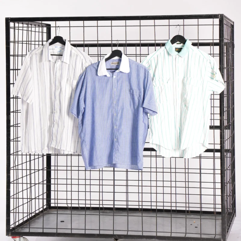 MEN'S SHORT SLEEVE STRIPED SHIRTS