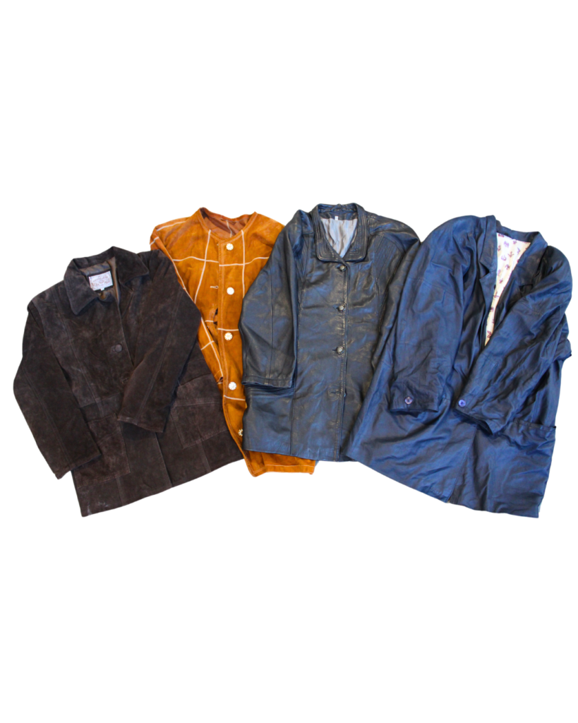 70s 80s WOMEN'S LEATHER + SUEDE BLAZERS