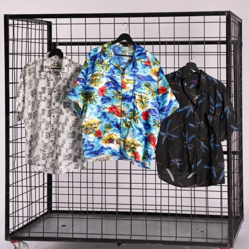 MEN'S SHORT SLEEVE 90'S SHIRTS ( HAWAIIAN, SILK, PRINTED)
