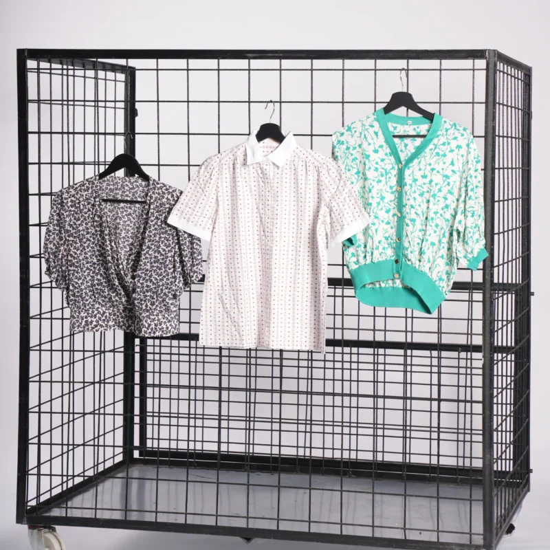 WOMEN'S SHORT SLEEVE COTTON SHIRTS BLOUSES