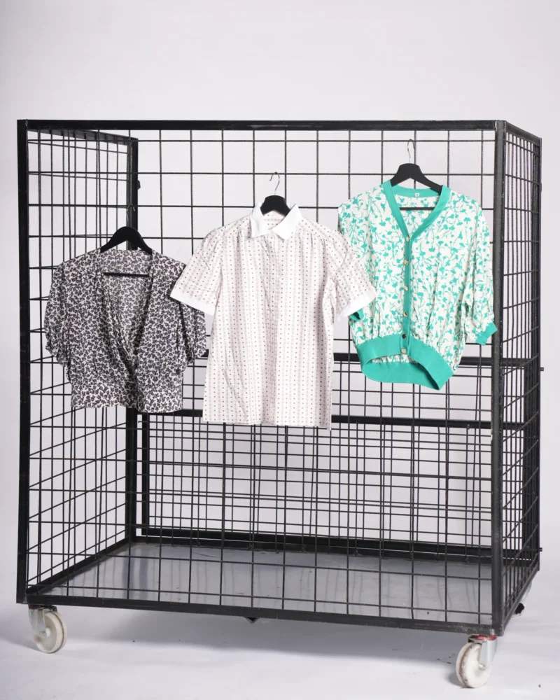 WOMEN'S SHORT SLEEVE COTTON SHIRTS BLOUSES