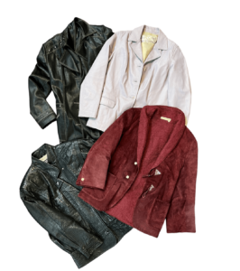 WOMENS LEATHER SUEDE TRENCH AND BLAZERS