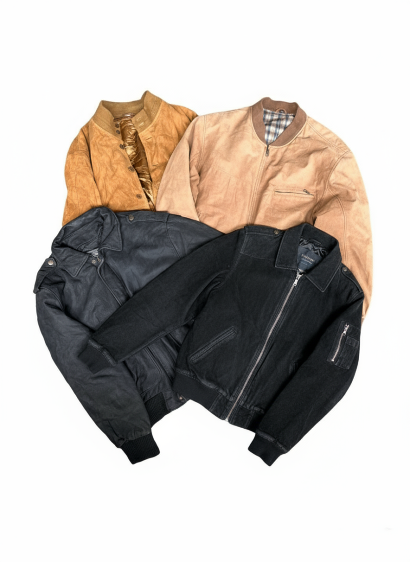 SUEDE BOMBER JACKETS