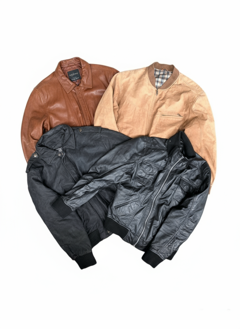 LEATHER BOMBER JACKETS