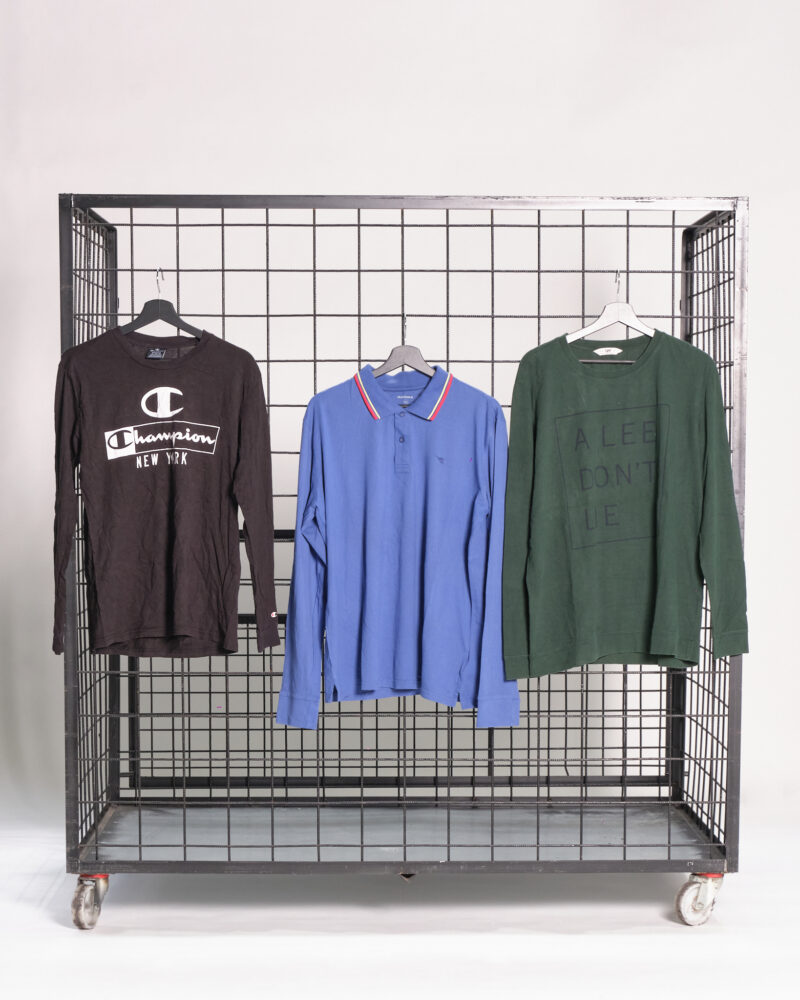 BRANDED LONG SLEEVE T-SHIRTS AND POLOS