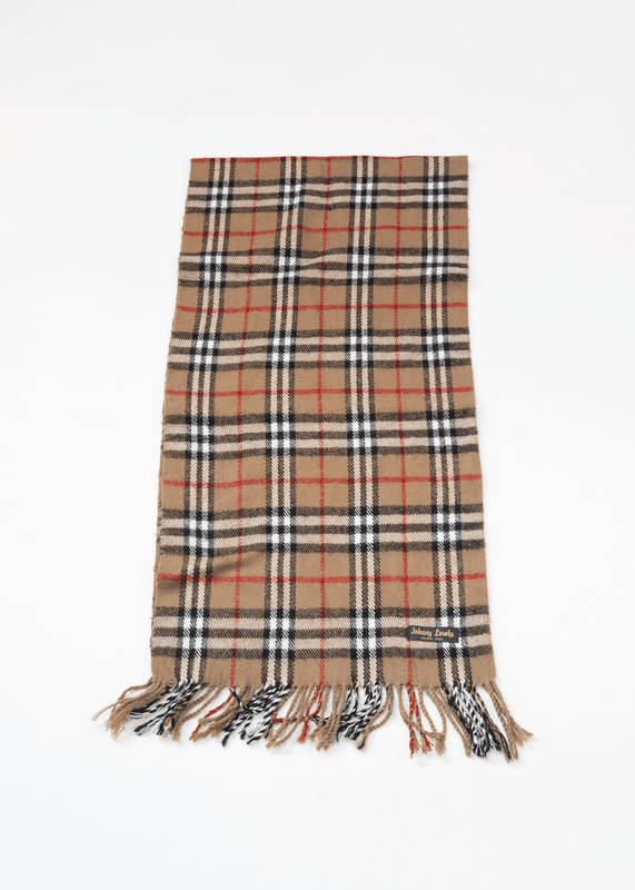CHECKED SCARVES